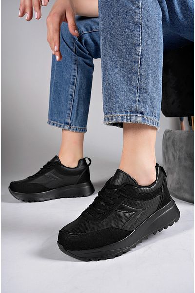 Riccon Tenis Thorvuss pentru femei 00121603   Negru Negru