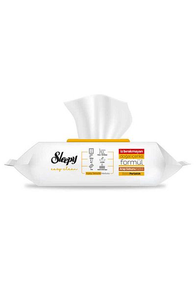 Sleepy Easy Clean Soap Added Surface Cleaning Cloth 100 Pieces
