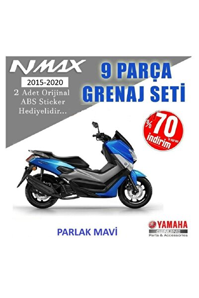 Yamaha Nmax 125/155 Grenaj Seti Orijinal Parlak Mavi 9 Parça 2015-2020 Nmax L...