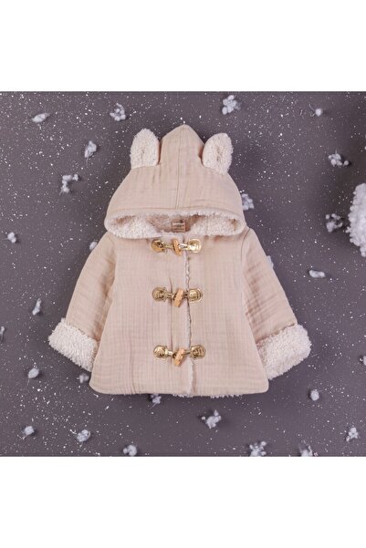 DIDuStore Welsoft Rabbit Eared Children's Baby Coat Model
