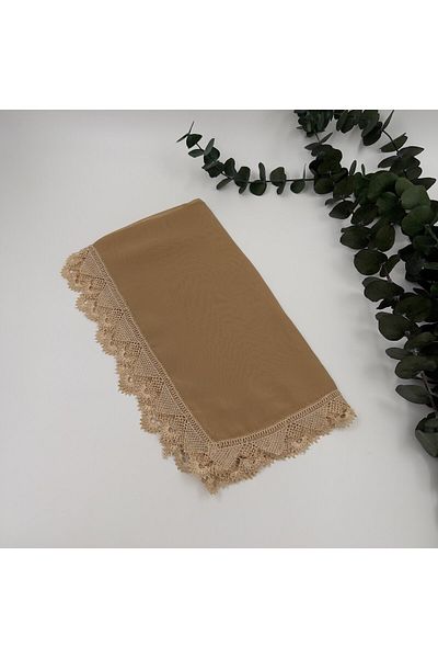 lenagiftworkshop Woman Mother Chiffon Lace Needle Lace Hijab Prayer Mevlit Cover (Mevlit-circumcision-hajj-umrah)