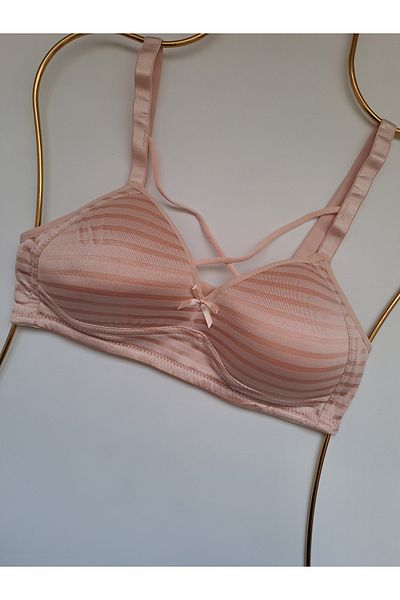NARIYA Γυναικείο σουτιέν Plus Size C Cup Gatherer Rope Λεπτομερές κενό κύπελλο Σουτιέν χωρίς καλάμι Μισό εσώρουχο