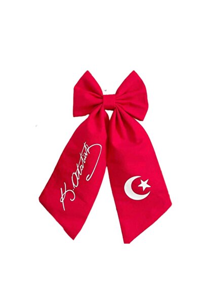 punicha 10 листопада Ататюрк та заколка для волосся з рудим принтом "Півмісяц...