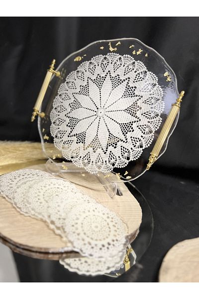 gamzeinkaya Lacy epoxy Presentation tray