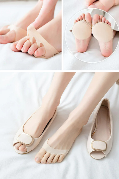 Markafox Tekli Spor Stiletto Babet Topuklu Ayak Altı Desteği Metatarsal Ped A...