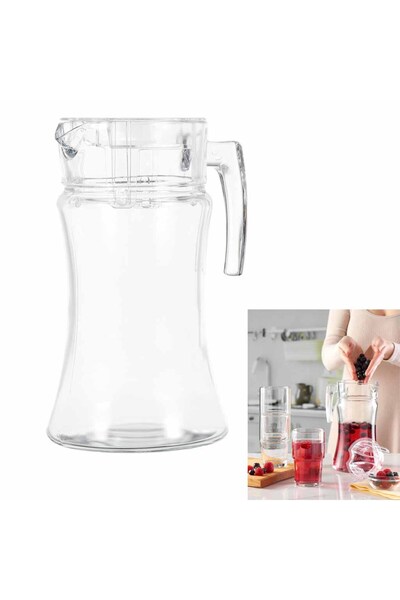 Paşabahçe Azur Şeffaf Akrilik Kapaklı Sürahi - Tekli - 1400cc