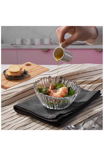 Paşabahçe 10601 L Glass Aurora - Set of 6 Bowls, 14 cm