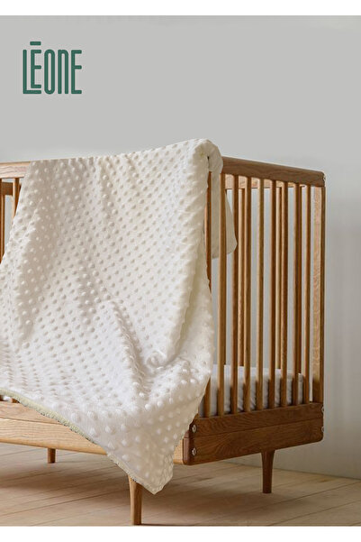 Leone Handmade Pamuklu Welsoft Peluş Yumuşak Bebek Battaniyesi 80x90 cm