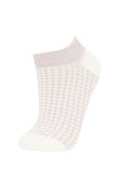 DeFacto Women's 2-Piece Cotton Booties Socks A4947axns