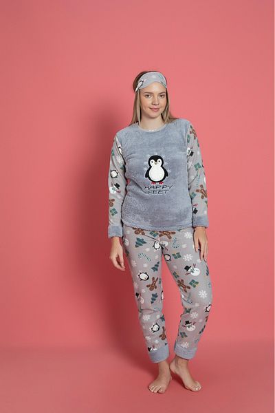 Asel Women's Fleece Pajama Set