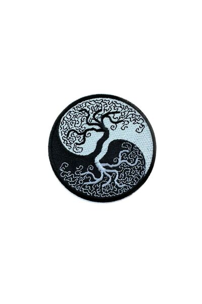 X-SHOP Yin Yang Yaşam Ağacı Patches Arma Peç Kot Yaması
