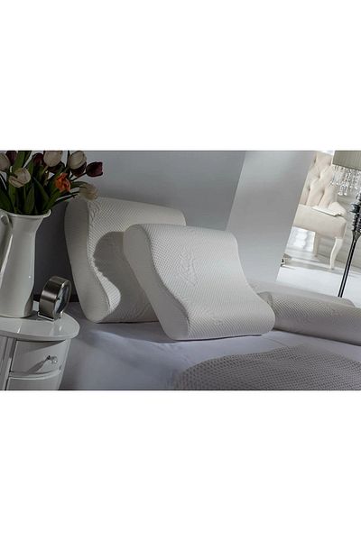 Doqu Home Visco Comfort Orthopedic Neck Support Cervical Spondylosis Neck Straightening with Washable Cover