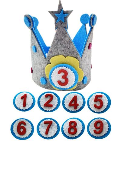 Aydede Oyunevi Birthday Crown 1 Year Old Baby Birthday Crown 2 3 4 5 6 7 8 9 Year Old Birthday Crown