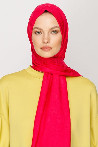 Mooncorn Şal Jacquard cu model Mc