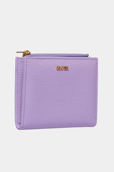 Grande 2805 Genuine Real Leather Zippered Women's Wallet Flother Lilac