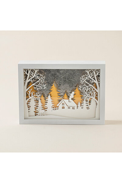 Chakra Framo Dekoratif Obje 1 Beyaz/altın