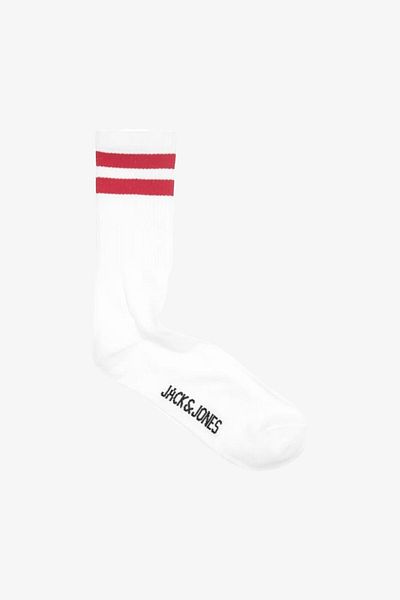 Jack & Jones Ανδρικές κάλτσες Jacelı Tennis Sock Sn Red 12228604 -Πόμπη