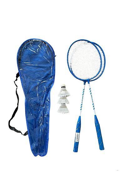 pekial CKSsports Badminton Set Containing 2 Rackets and 3 Balls with Bag