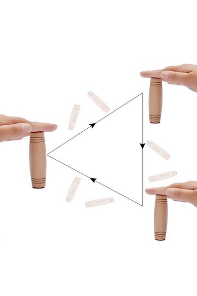POPKONSOL Mokuru Wooden Toy Stress Stick Balance Skill Game
