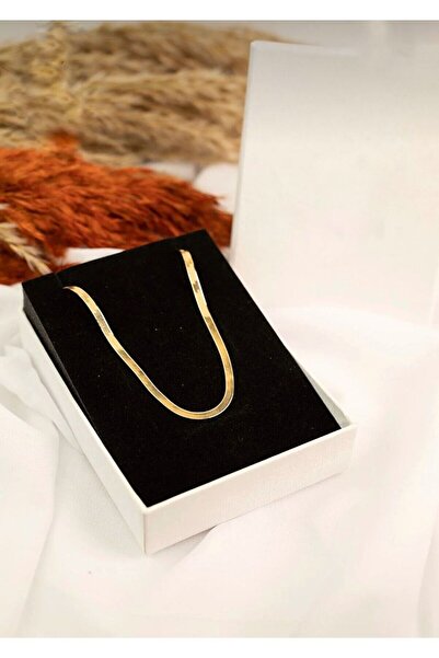 myorogold Altın Italyan Ezme Kemer Kolye ZİNCİR