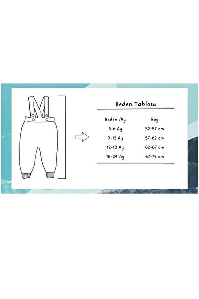 Nimini Kids New Season Strap Buttoned Baby Kids Knitwear Leggings Jumpsuit Salopet (0-6 years)