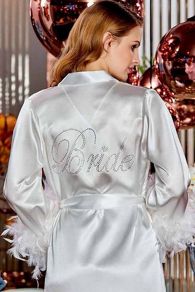 Jeremi 4097 Model Dressing Gown - For Brides