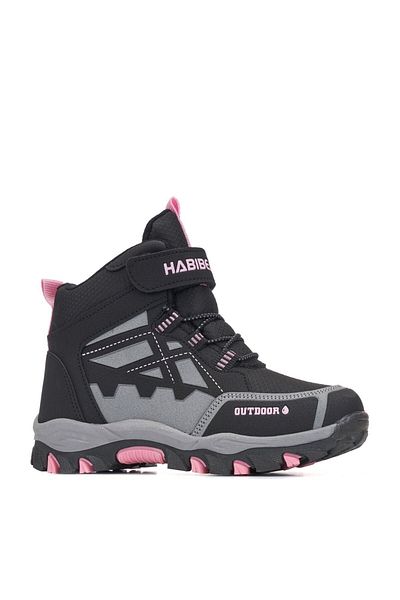 ALPAHOME Talpă Trekking Anti-alunecare Căptușeală caldă Iarnă Velcro Outdoor Copii adidași Ghete