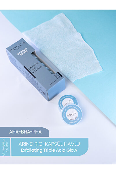 novus exclusive Aha Bha Pha Exfoliating Triple Acid Glow لتنقية المسام وشد ال...