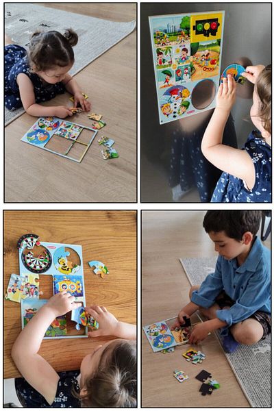 Schmülzer Set of 2 - Educational Toy - Hand-Eye coordination - Fine, Rough motor Skills - problem resolution reasoning