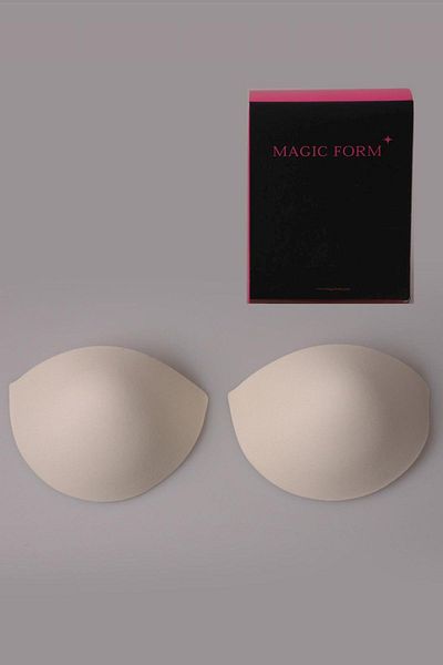 Magic Form 700 Sutien alb pentru femei, cupă cu burete de înlocuire pentru piept