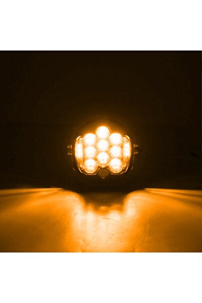 C9 6.5" Baja Style Shooter Offroad Projektör Turuncu Led Lamba Uyumlu