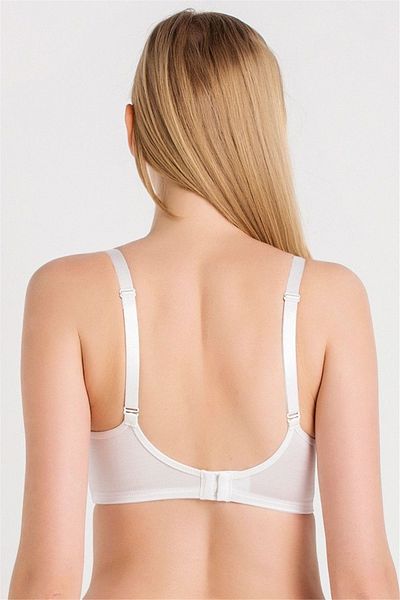 Magic Form 5738 Γυναικείο Λευκό Απλό Ύφασμα Λεπτό Σουτιέν με Πλήρες Κύπελλο Συλλογής