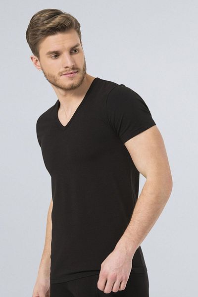TÜREN Ανδρικό μπλουζάκι Lycra Black - Μοντέλο 172
