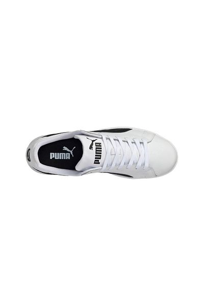 Puma Unisex Δερμάτινα Αθλητικά Παπούτσια Smash - Λευκά