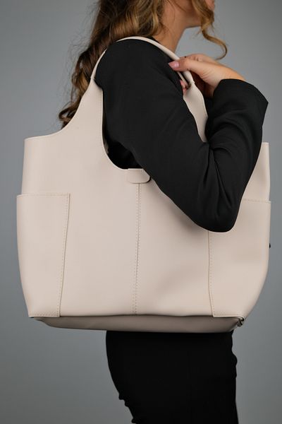 LuviShoes Γυναικεία τσάντα ώμου Amaya Cream