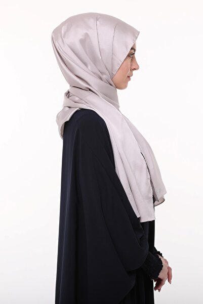 Altobeh Γυναικείο ίσιο κρεπ σατέν γυαλιστερό πολυτελές βραδινό φόρεμα Wrap-light Mink