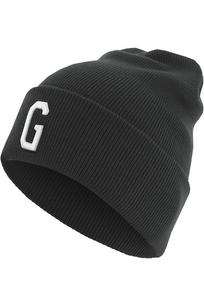 MSTRDS Accessoires Beanie mit Buchstaben-Cuff