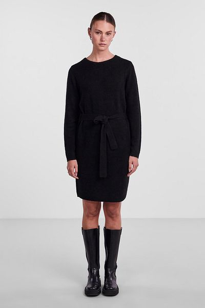 PIECES Pcjulıana Ls O-Neck Knit Dress Noos Bc