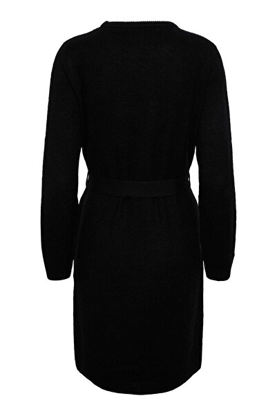 PIECES Pcjulıana Ls O-Neck Knit Dress Noos Bc
