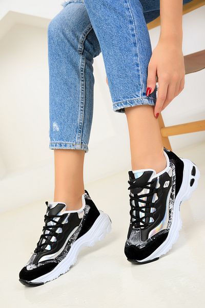 SOHO Black-Black Yilan Women's Sneakers 18274