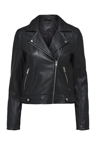 Selected Femme Lederjacke Klassisch