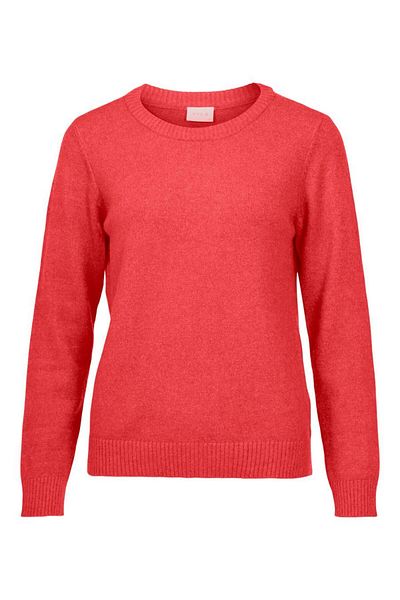 VILA Strickpullover Rundhalsausschnitt