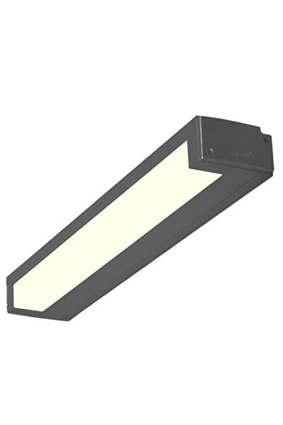 Pamir Aydınlatma LED Ayna Üstü Aplik 34cm Siyah Gövde Aydınlatma Armatürü