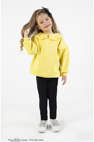 Kids yellow sweatsuit hot sale