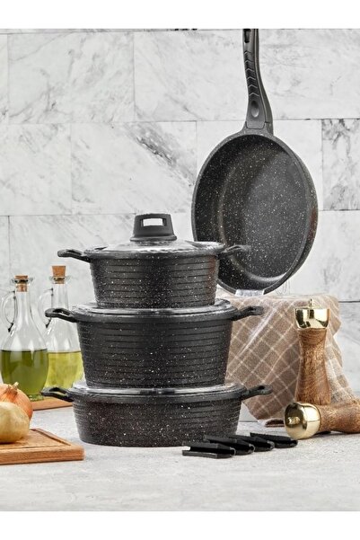 Esta EDA DÖKÜM GRANITE 10 PIECE POT AND PAN SET