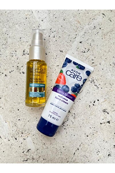AVON 2'li Paket Argan Saç Bakım Yağı ve AVON CareYaban Mersinli El Kremi
