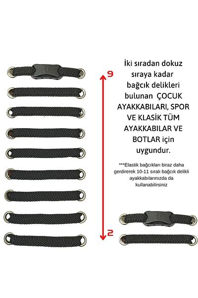 sogex New Generation Takbırak Elastic Lacing - Smart and Non-Binding, Brown