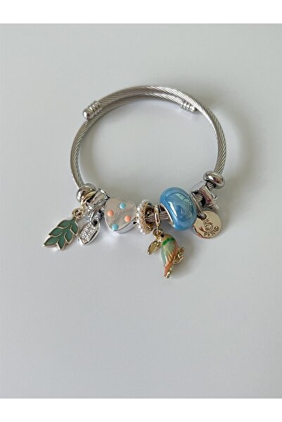 henaksesuar Kuş Figür Mavi Pandora