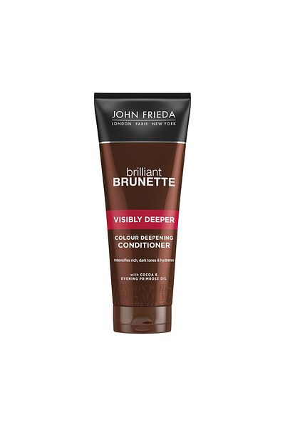 John Frieda Brown Hair Special Tone Darkening and Shine Care Cream - Brilliant Brunette