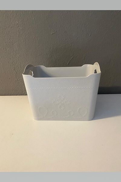 İkram Dünyası Organizator din plastic dreptunghiular cu model mare 2 buc